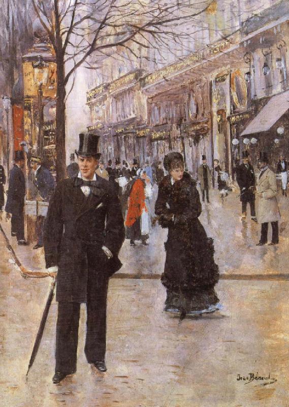 Beraud, Jean On the Boulevard oil painting picture
